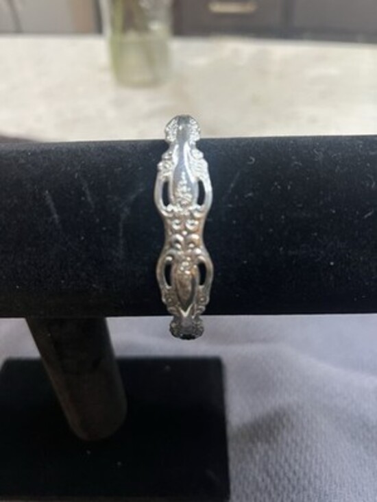VINTAGE - Oneida Community Silverplate Cuff Bracelet - Picture 4 of 6
